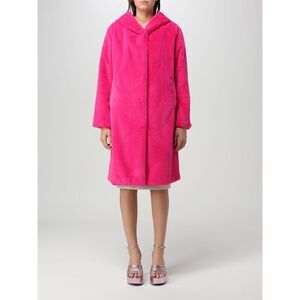 Hanita Fur Coats Woman Fuchsia